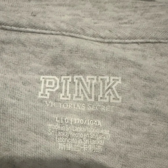 Victoria’s Secret Pink Pocket Plaid T-shirt - Picture 3 of 5